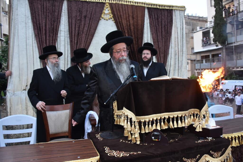 לכבוד התנא: מעמד הדלקת ל"ג בעומר בשבט הלוי