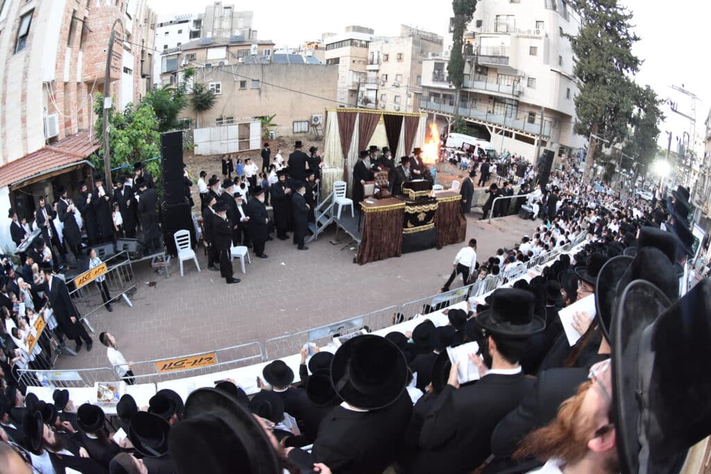לכבוד התנא: מעמד הדלקת ל"ג בעומר בשבט הלוי