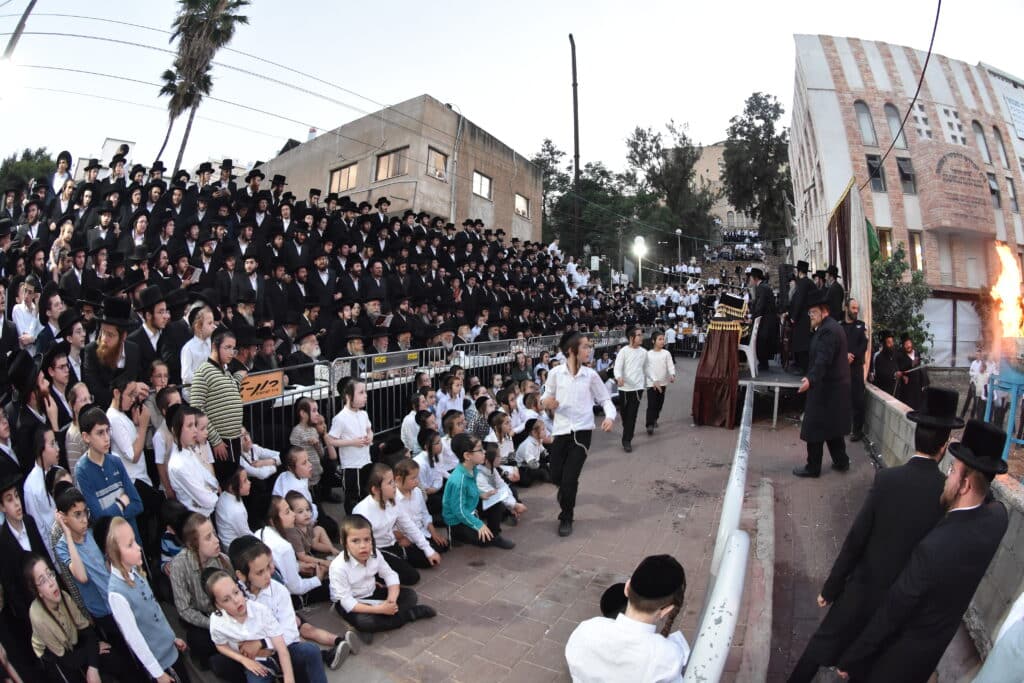 לכבוד התנא: מעמד הדלקת ל"ג בעומר בשבט הלוי