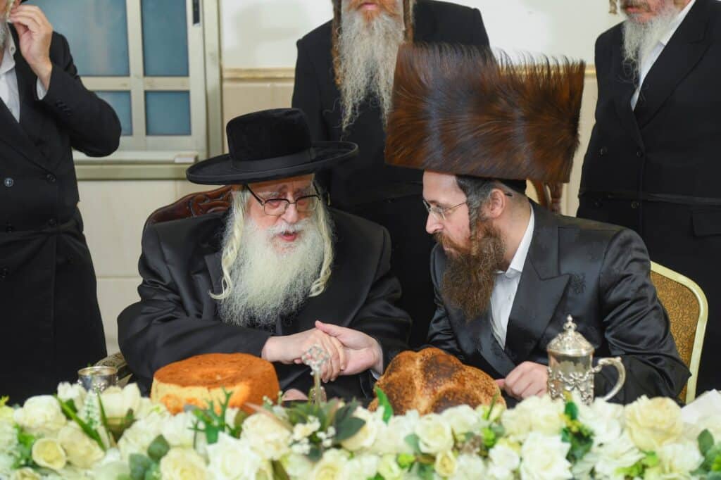 גלריה: שמחת בר המצווה לנכד האדמו"ר מזלאטשוב