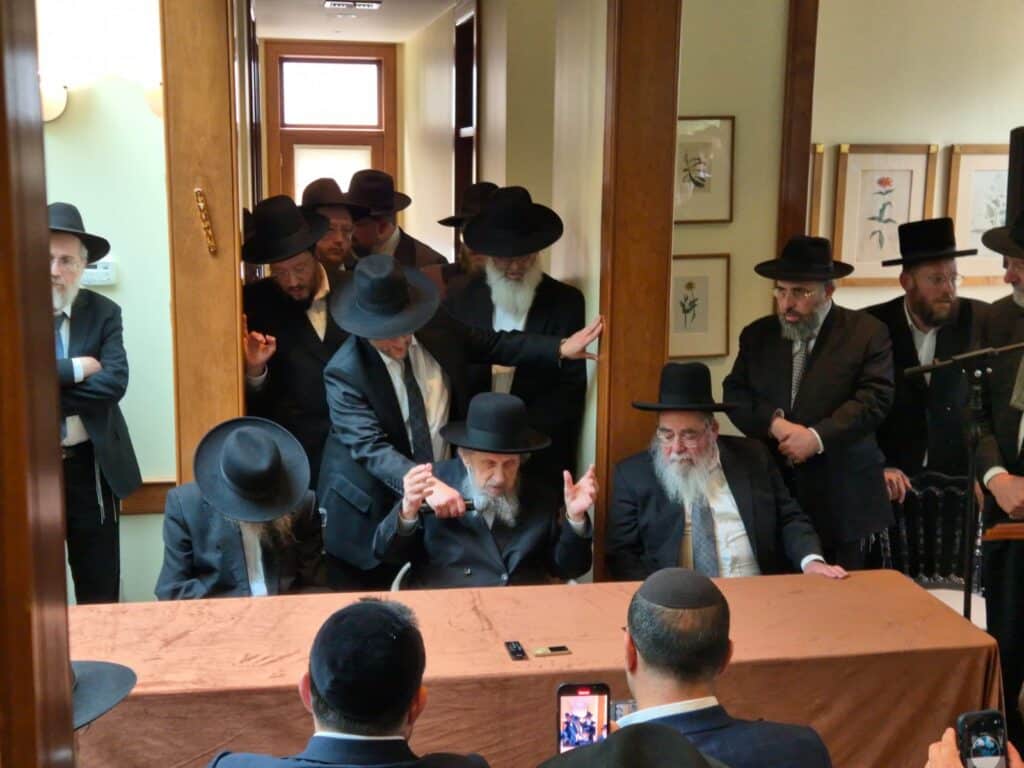 במונסי: מרן הגר"ד לנדו פתח את הדינר הראשון להצלת עולם התורה