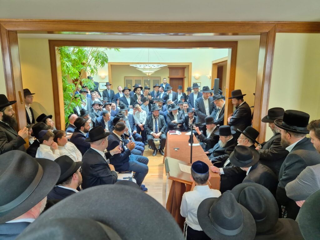 במונסי: מרן הגר"ד לנדו פתח את הדינר הראשון להצלת עולם התורה