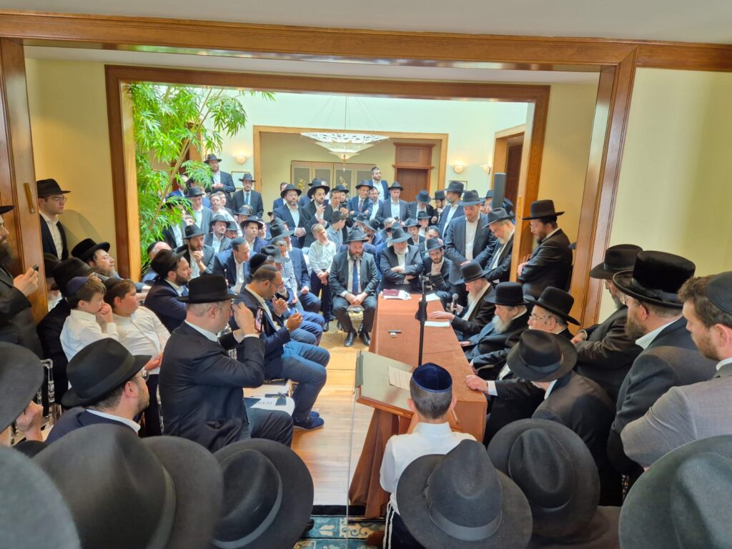 במונסי: מרן הגר"ד לנדו פתח את הדינר הראשון להצלת עולם התורה