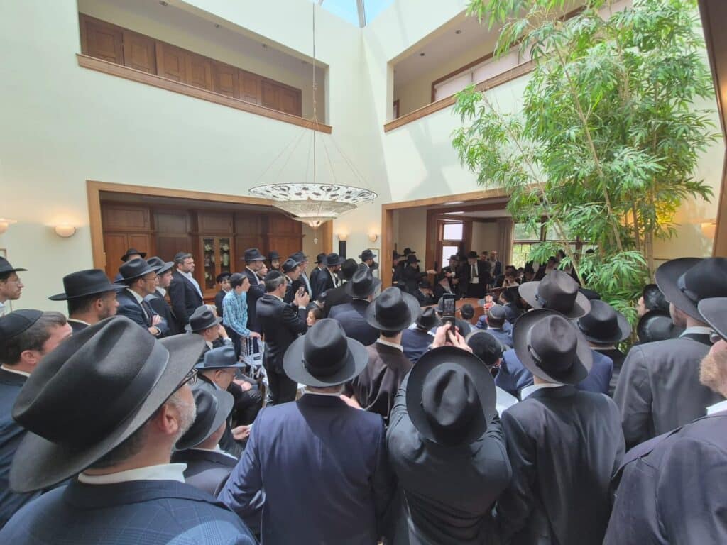 במונסי: מרן הגר"ד לנדו פתח את הדינר הראשון להצלת עולם התורה