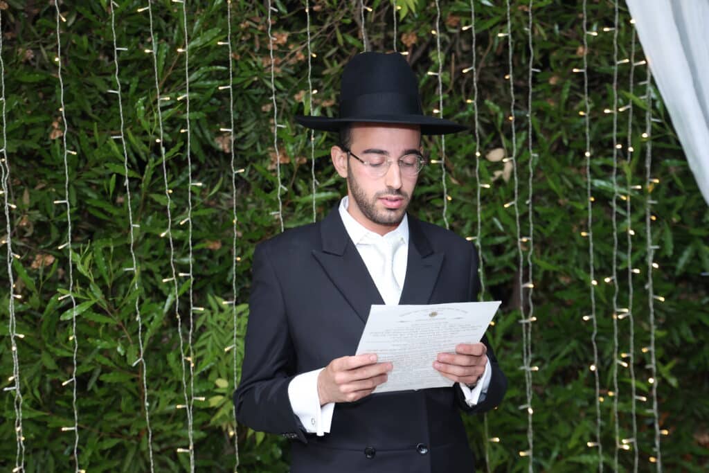 גלריה: בנו של הרב עזיז נישא לבת הרב בוהדנה