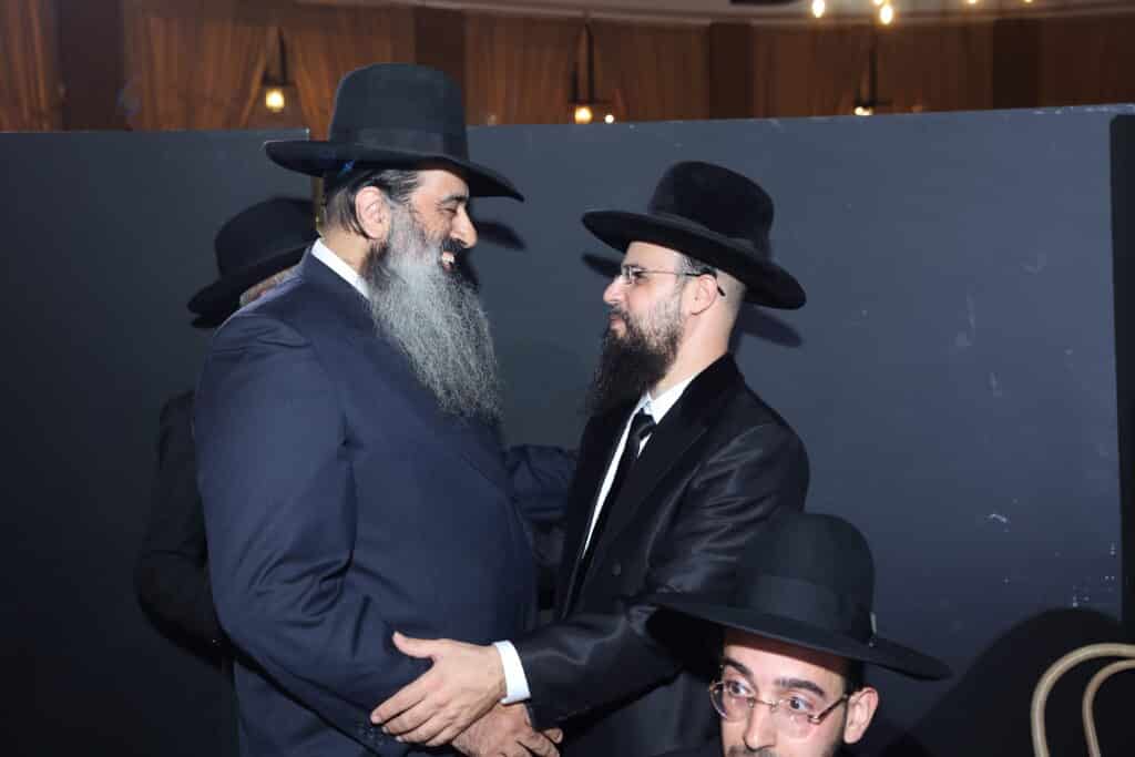 גלריה: בנו של הרב עזיז נישא לבת הרב בוהדנה