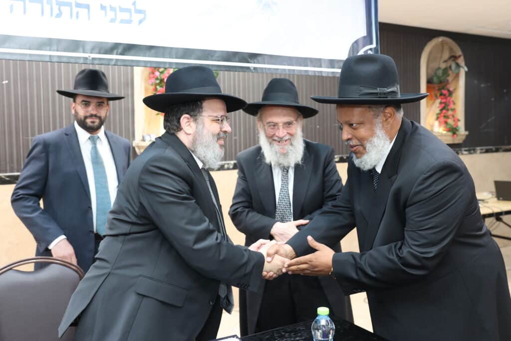 מאות בחורי ישיבות יוצאי אתיופיה התכנסו לקראת מתן תורה