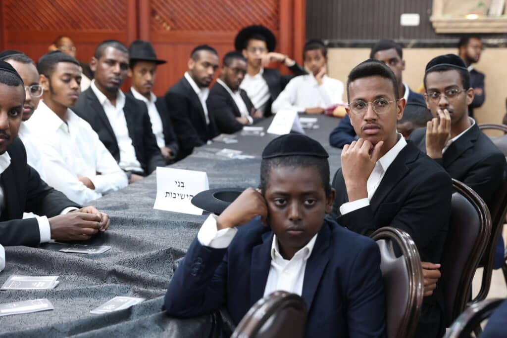 מאות בחורי ישיבות יוצאי אתיופיה התכנסו לקראת מתן תורה
