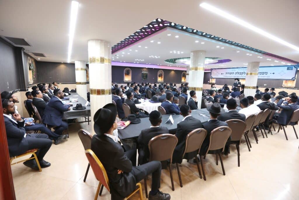 מאות בחורי ישיבות יוצאי אתיופיה התכנסו לקראת מתן תורה