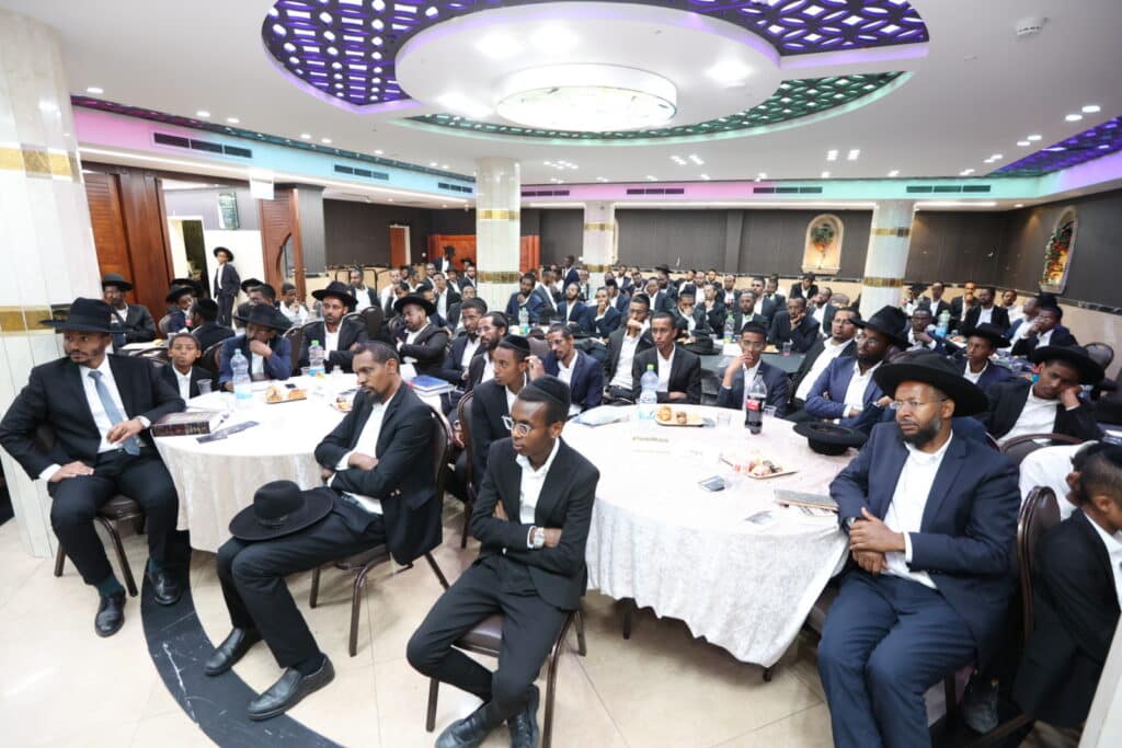 מאות בחורי ישיבות יוצאי אתיופיה התכנסו לקראת מתן תורה