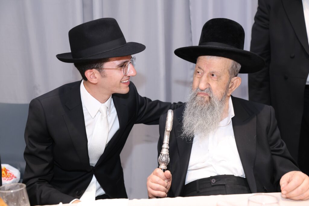 גלריה: נכד הגרש"מ עמאר והגרב"צ מוצפי נכנס לחופה