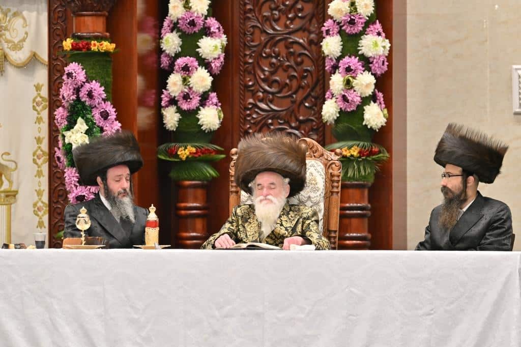 תיעוד ירוק מחג השבועות בחסידות ויז'ניץ