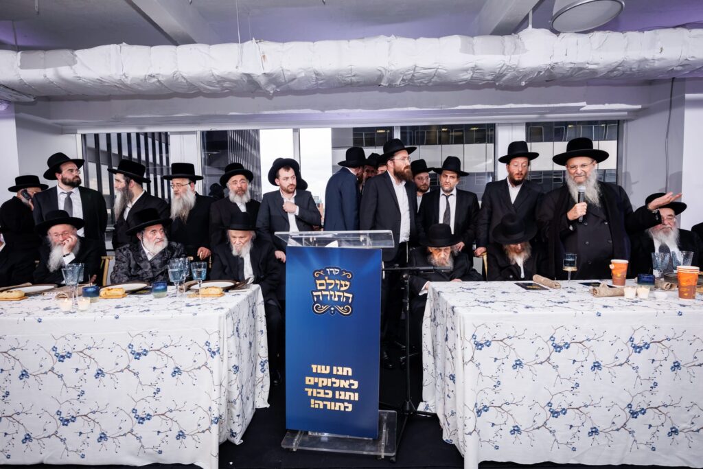 עם הרבי מוי'זניץ: הלילה התקיים הדינר הרביעי במנהטן