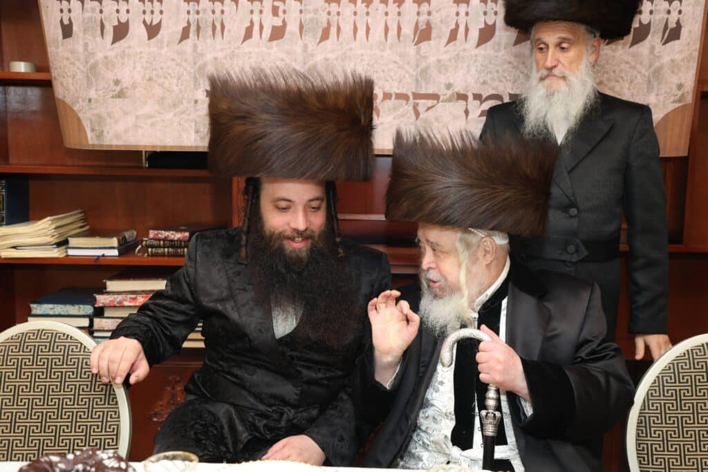 מעמד מרגש: בישיבת 'אהבת דוד' קבעו מזוזות