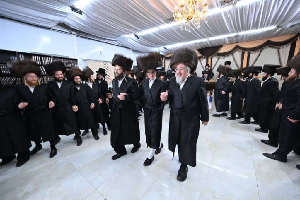 שמחת השבע ברכות לבת האדמו"ר מספינקא בבית שמש