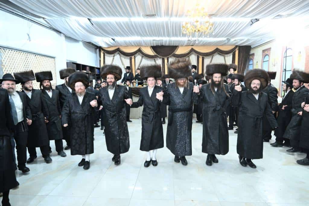 שמחת השבע ברכות לבת האדמו"ר מספינקא בבית שמש