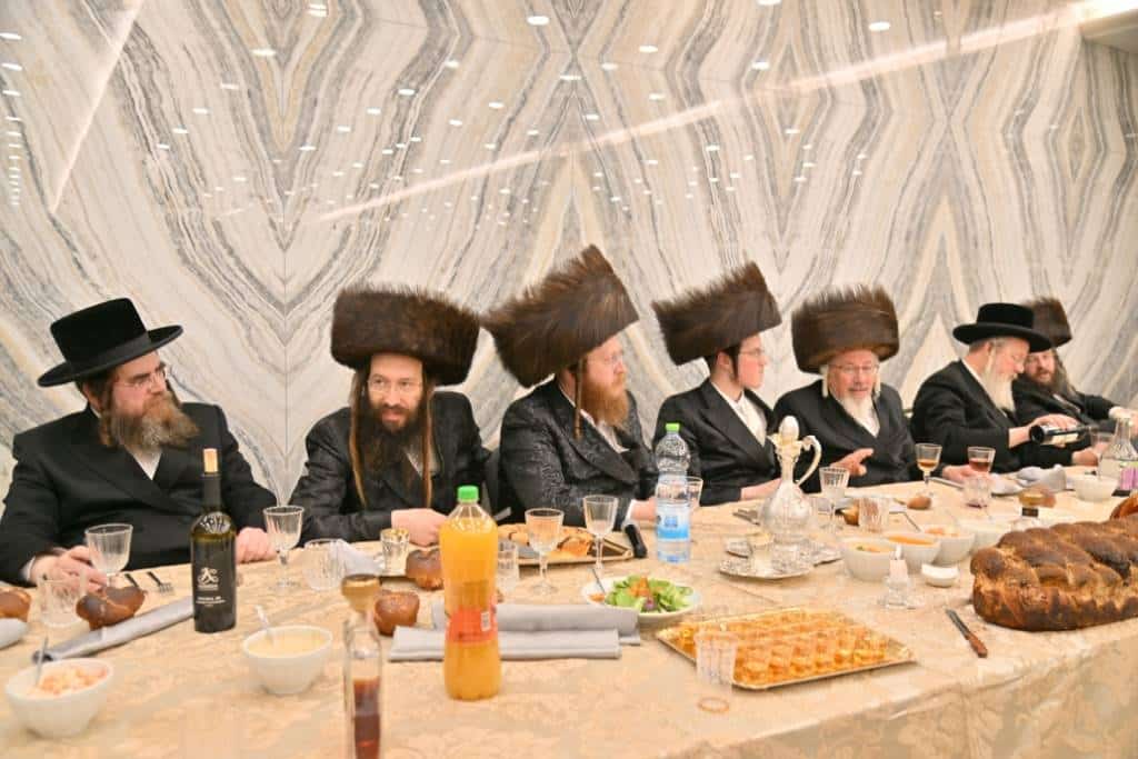 שמחת השבע ברכות לבת האדמו"ר מספינקא בבית שמש