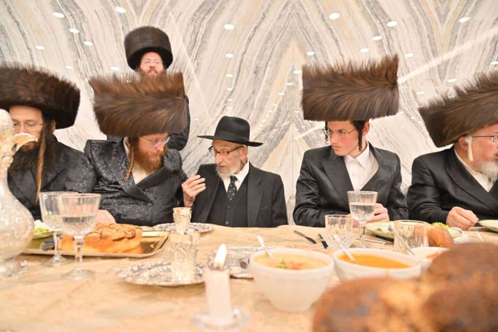 שמחת השבע ברכות לבת האדמו"ר מספינקא בבית שמש