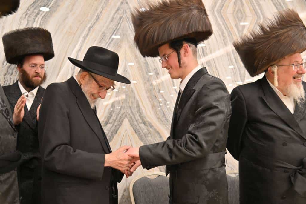 שמחת השבע ברכות לבת האדמו"ר מספינקא בבית שמש