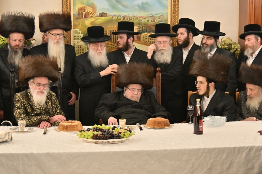 אלע חסידים: שמחת השבע ברכות בבית מרן האדמו"ר מבעלזא