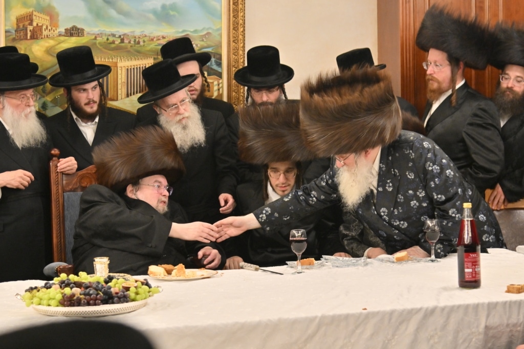 אלע חסידים: שמחת השבע ברכות בבית מרן האדמו"ר מבעלזא