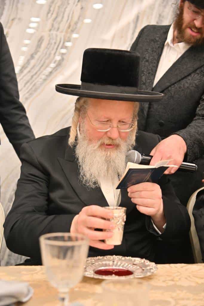 שמחת השבע ברכות לבת האדמו"ר מספינקא בבית שמש