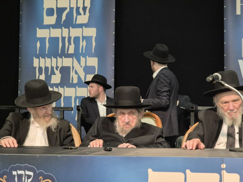 מעמד שלונדון לא ראתה מעולם: רבבות בהקבלת פני גדולי ישראל