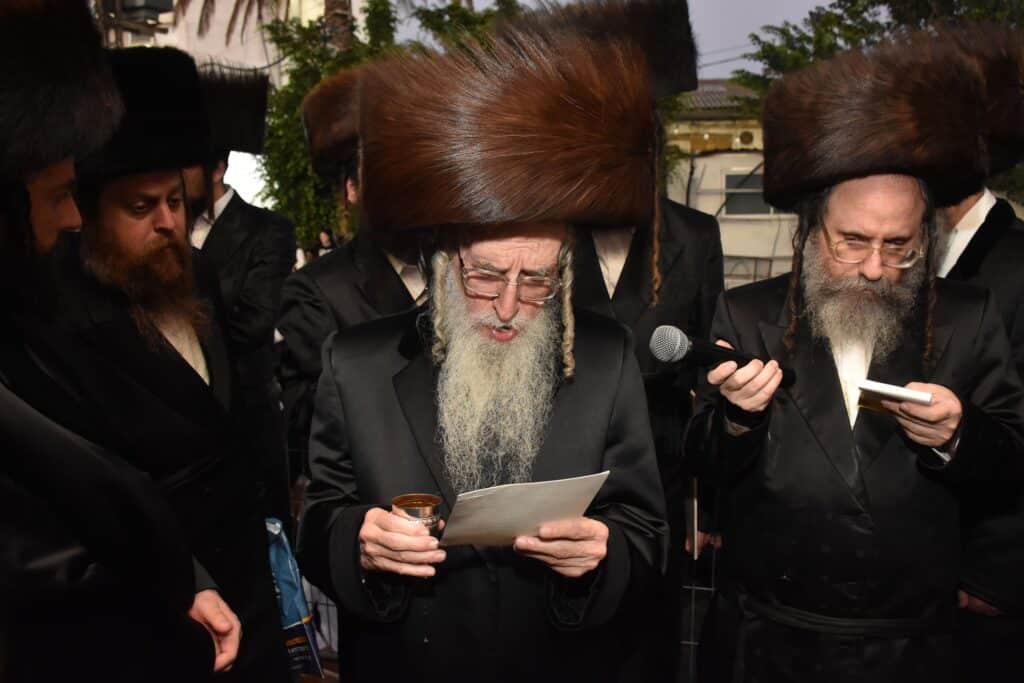 שמחת החתונה בחצרות ספינקא-פוריסוב-אנטניא-אלעסק