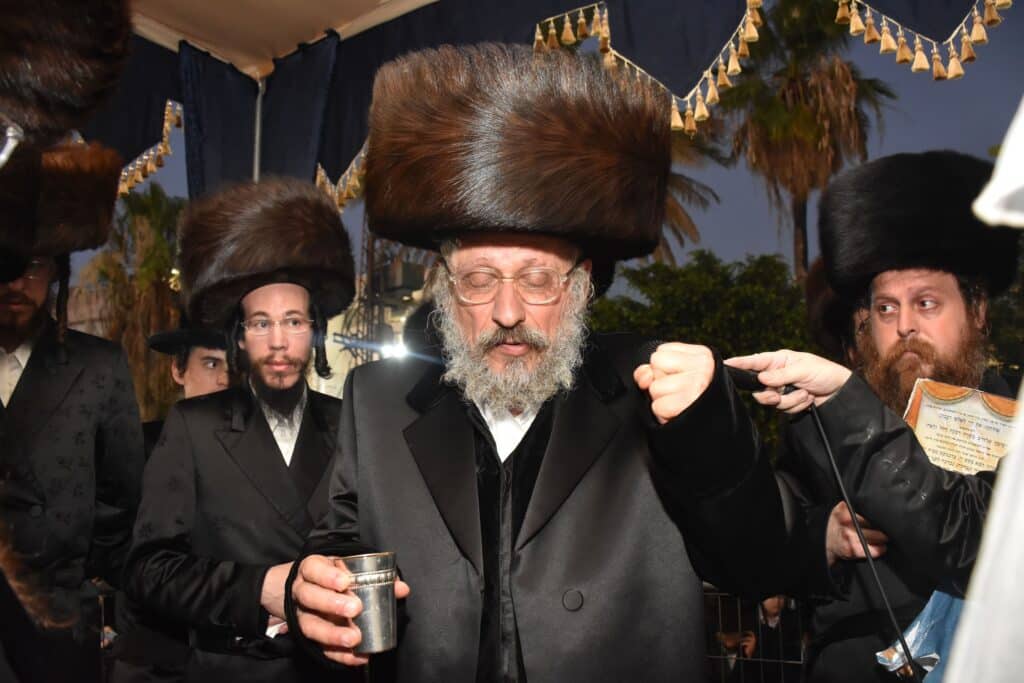 שמחת החתונה בחצרות ספינקא-פוריסוב-אנטניא-אלעסק