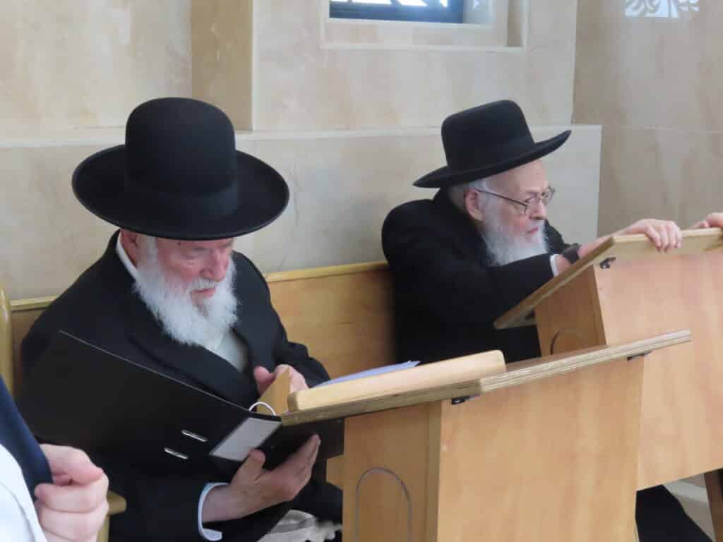 הגר"י זילברשטיין עלה לקבר חמיו הגרי"ש אלישיב זצוק"ל