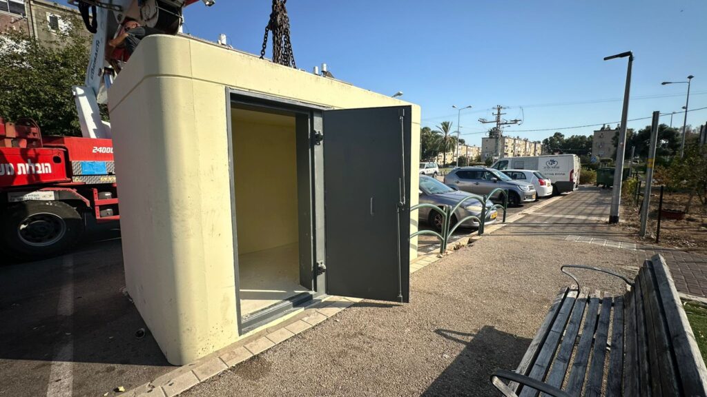 שלוש מיגוניות הוצבו הבוקר בקריית חיים