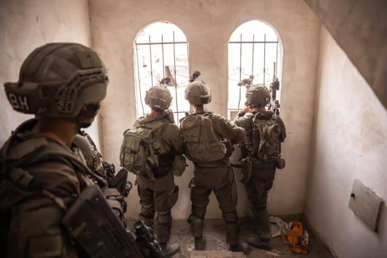 חרבות ברזל - לוחמי צה''ל פועלים ברצועה. צילום דו''צ (1)