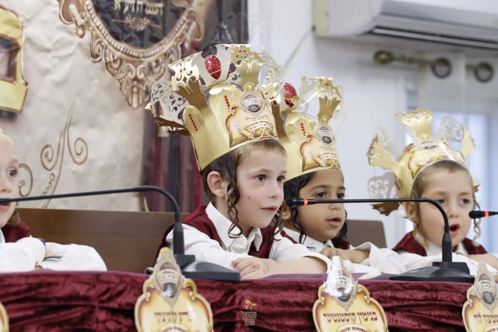 גלריה | נוף הגליל: בתלמוד תורה ברסלב חגגו 'חומש סעודה'