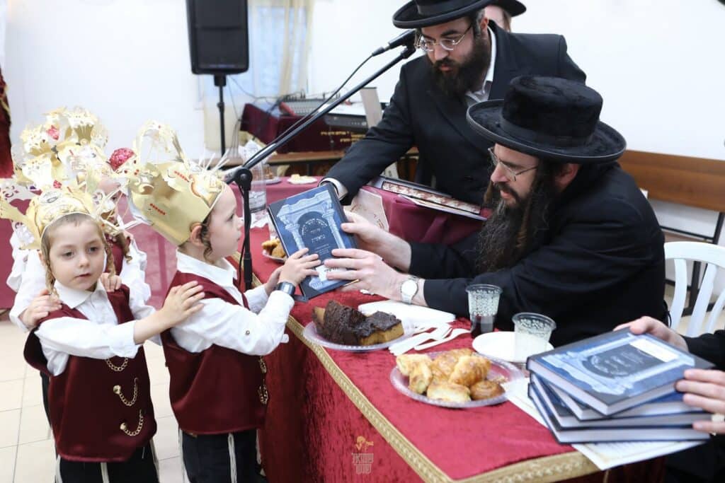 גלריה | נוף הגליל: בתלמוד תורה ברסלב חגגו 'חומש סעודה'