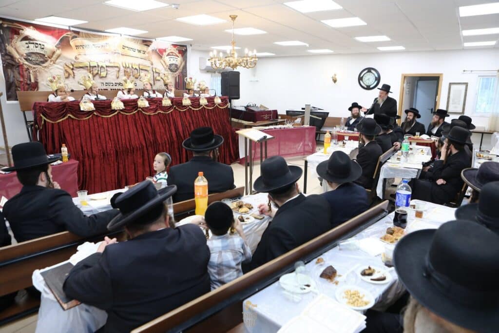 גלריה | נוף הגליל: בתלמוד תורה ברסלב חגגו 'חומש סעודה'