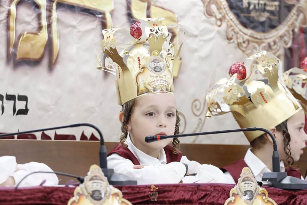 גלריה | נוף הגליל: בתלמוד תורה ברסלב חגגו 'חומש סעודה'