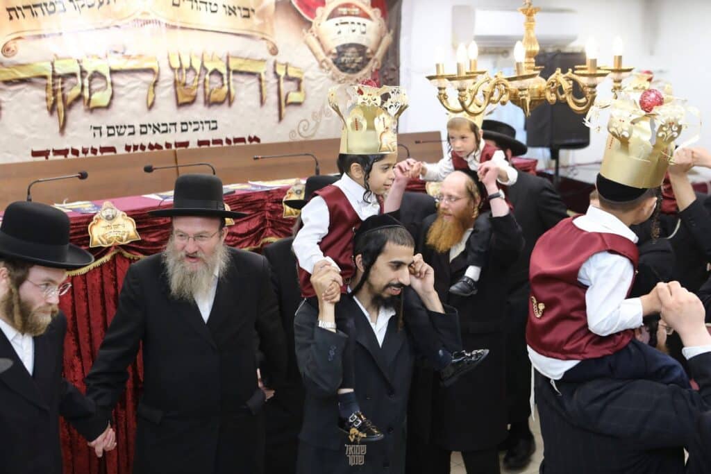 גלריה | נוף הגליל: בתלמוד תורה ברסלב חגגו 'חומש סעודה'