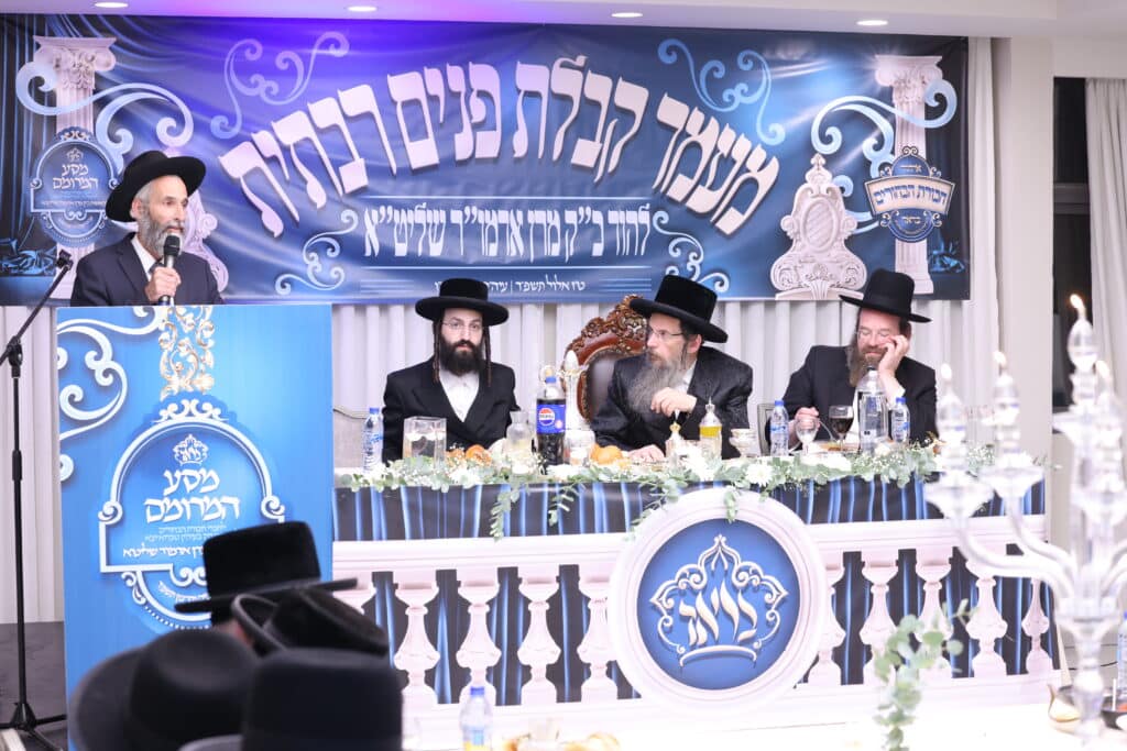 מסע מרומם של האדמו''ר מבראד למקומות הקדושים בטבריה