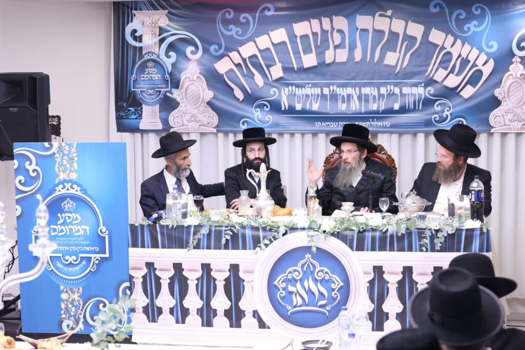 מסע מרומם של האדמו''ר מבראד למקומות הקדושים בטבריה