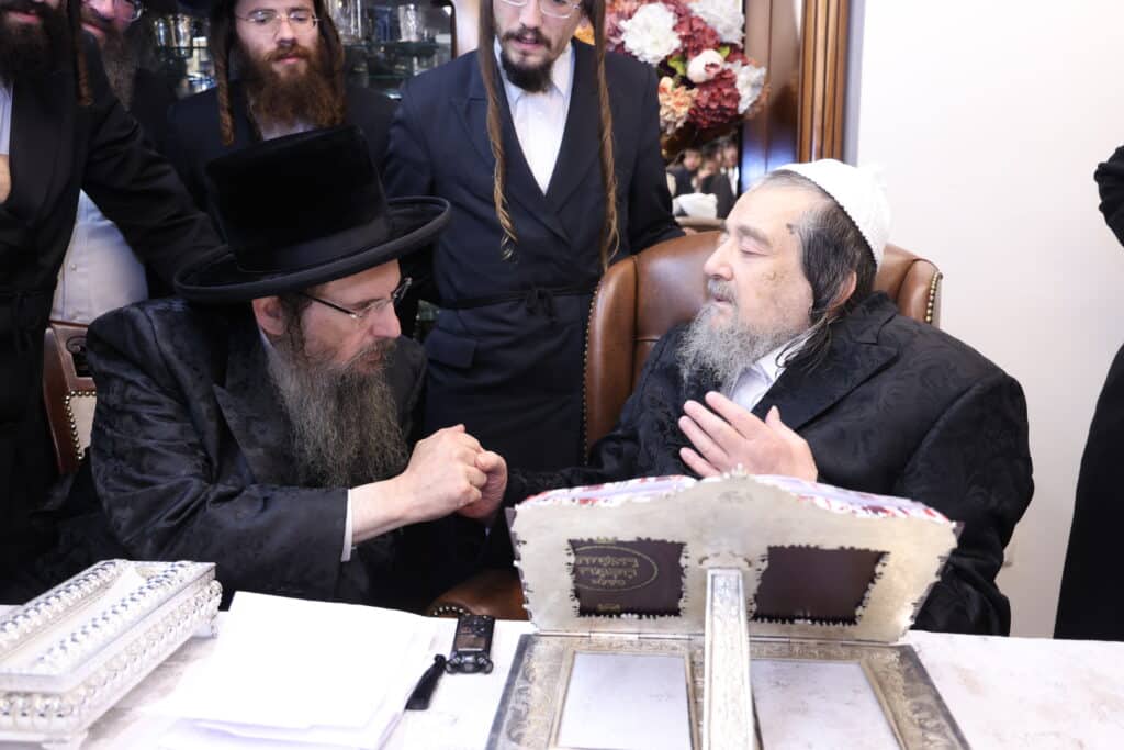 מסע מרומם של האדמו''ר מבראד למקומות הקדושים בטבריה