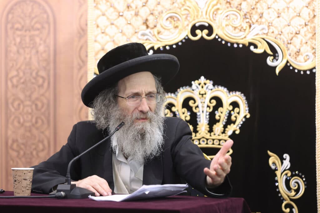 המשפיע רבי מיילך חיזק את בית שמש