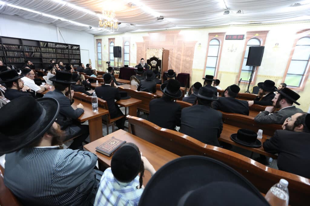 המשפיע רבי מיילך חיזק את בית שמש