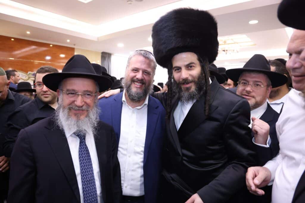 מוטי בבצ'יק חיתן, בכירי המדינה הגיעו • תיעוד ענק