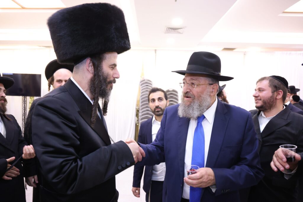 מוטי בבצ'יק חיתן, בכירי המדינה הגיעו • תיעוד ענק