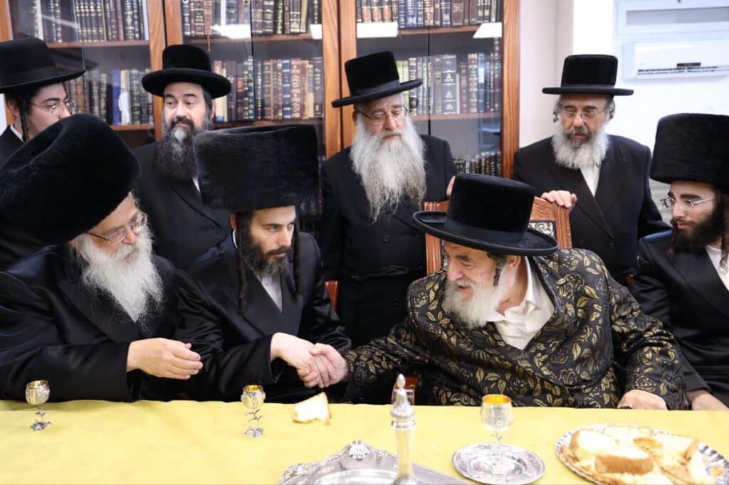 גדו״י בשמחת השבוע ברכות לבתו של בבצ׳יק