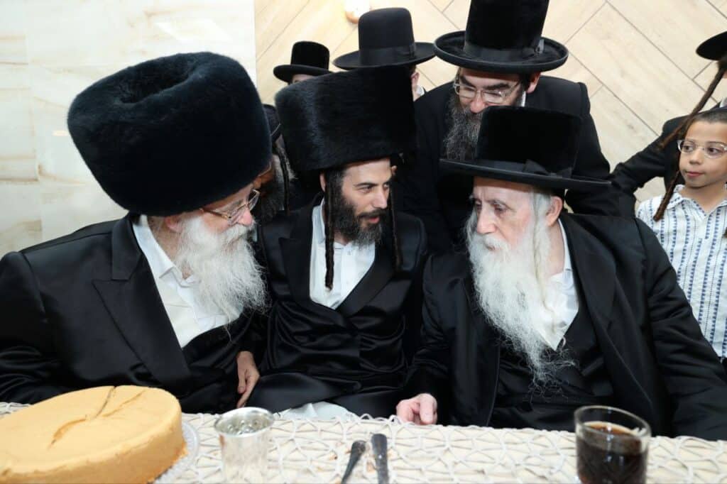 גדו״י בשמחת השבוע ברכות לבתו של בבצ׳יק