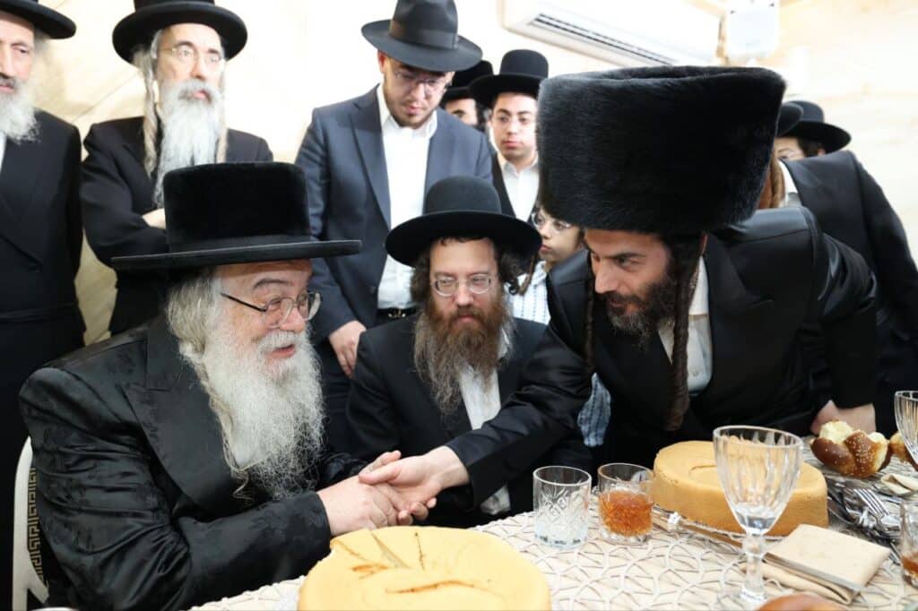 גדו״י בשמחת השבוע ברכות לבתו של בבצ׳יק