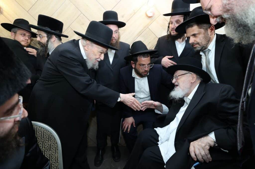 גדו״י בשמחת השבוע ברכות לבתו של בבצ׳יק