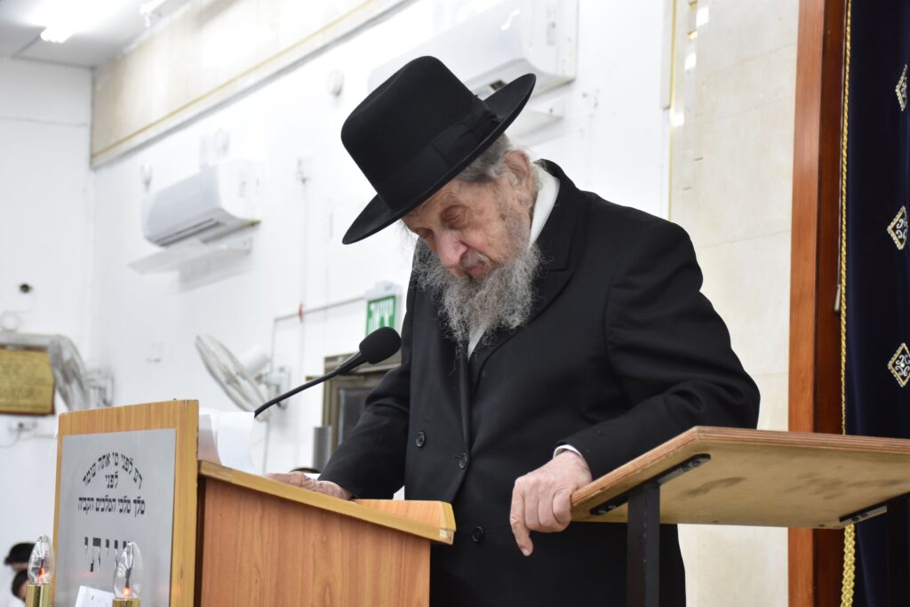 מרן הגר"ד לנדו ביקר בישיבת גרודנא באר יעקב