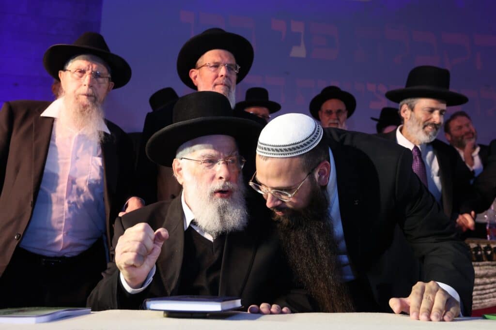 האב השכול סיים את הש"ס בנוכחות רבני הציונות הדתית